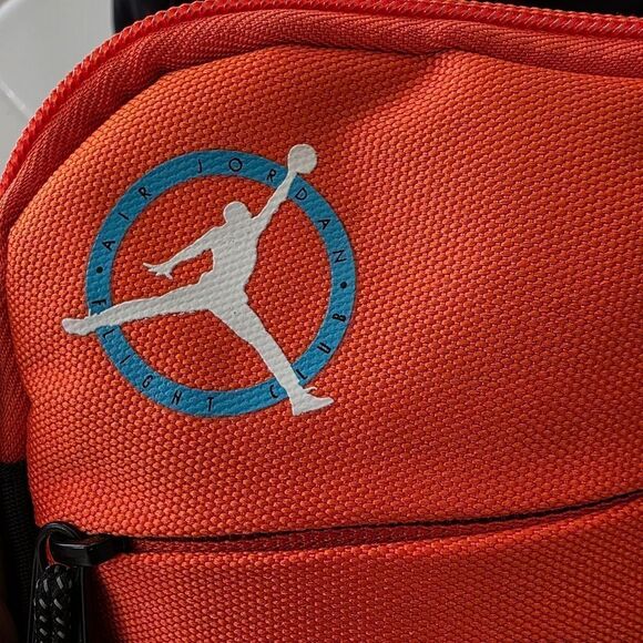 Air Jordan OG MVP Hip Bag Fanny Pack Orange Black Zippers Buckle Retro Brand New - Picture 9 of 14